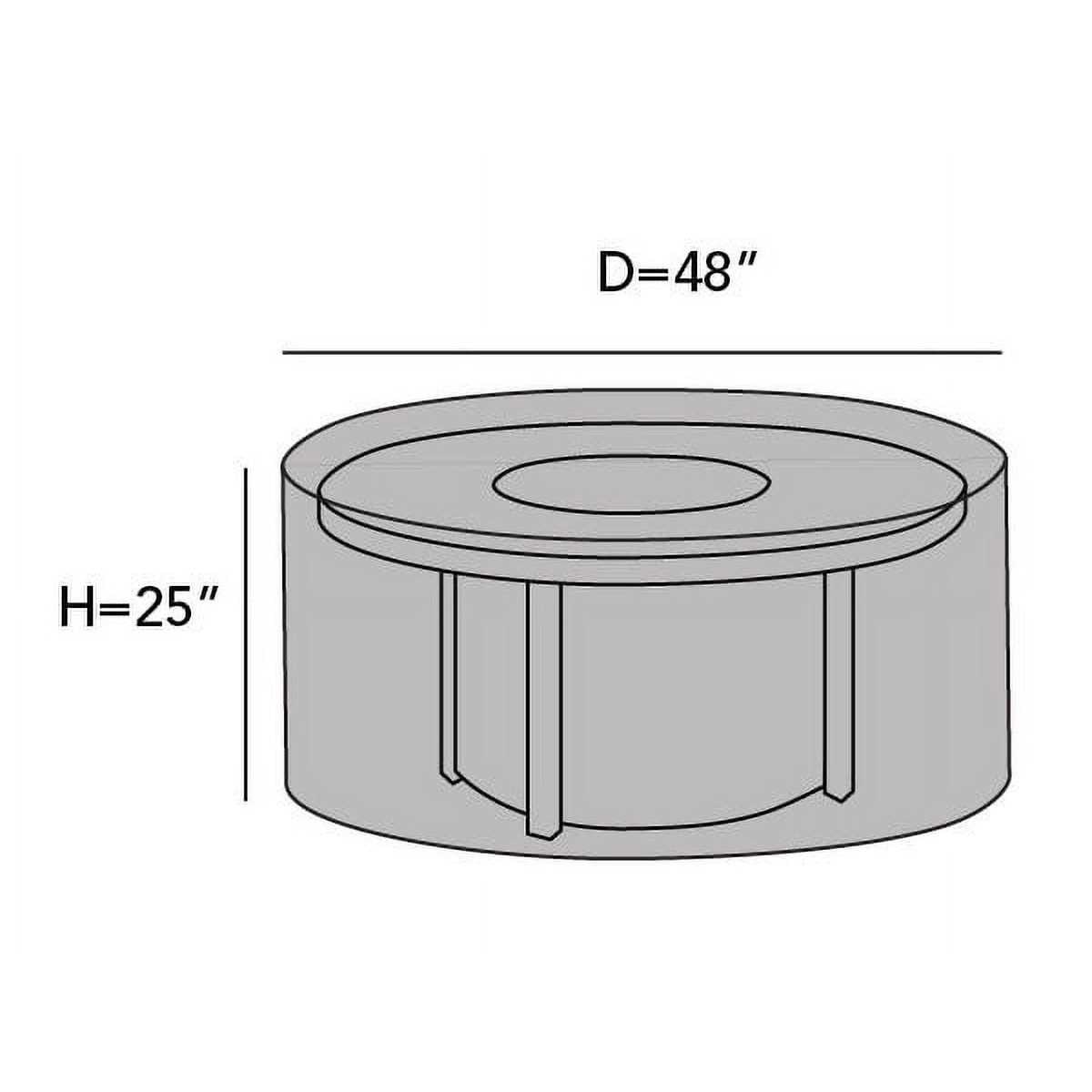 Covermates Round Fire Pit Cover Fits Up Water
