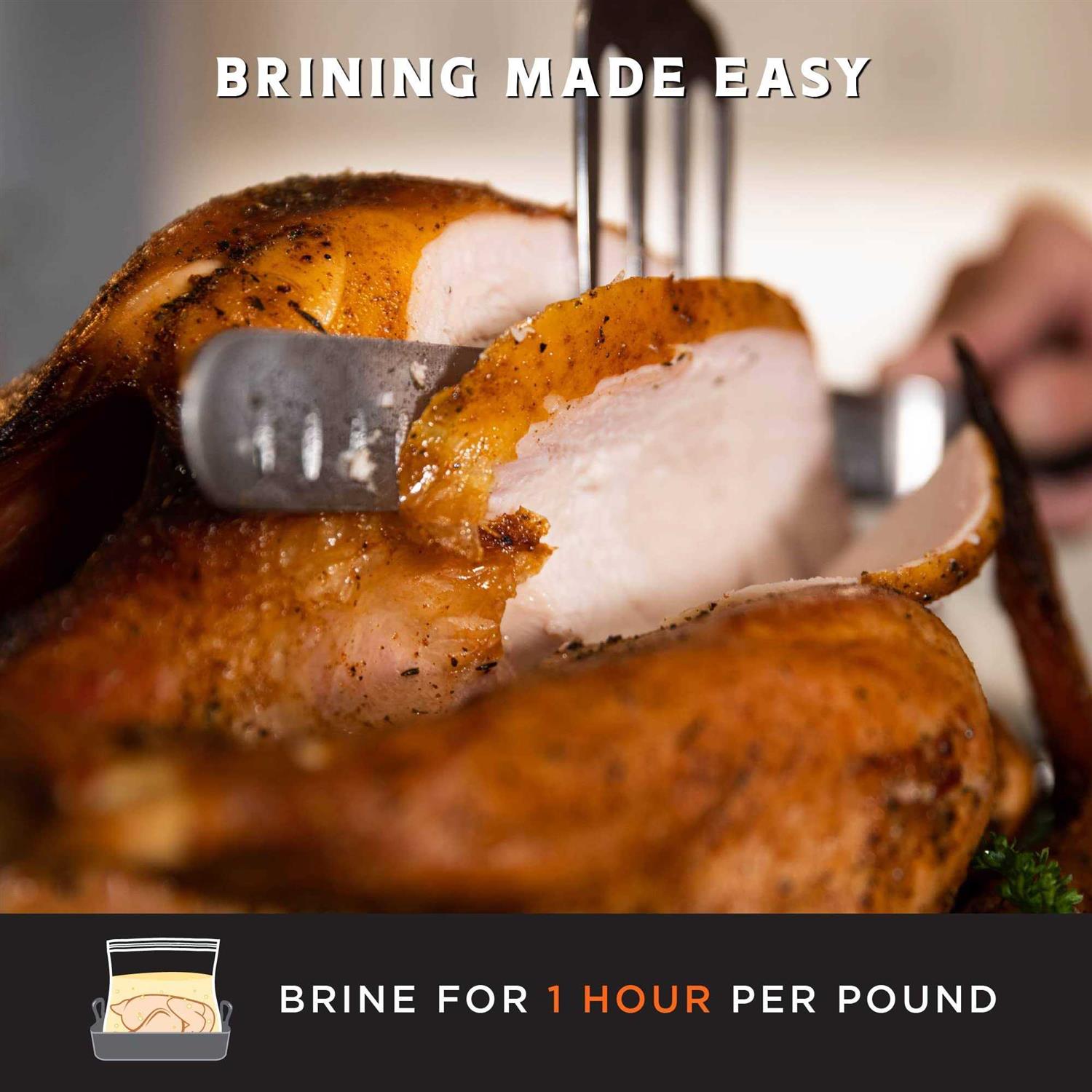 Fire & Flavor Turkey Perfect Brining Bag