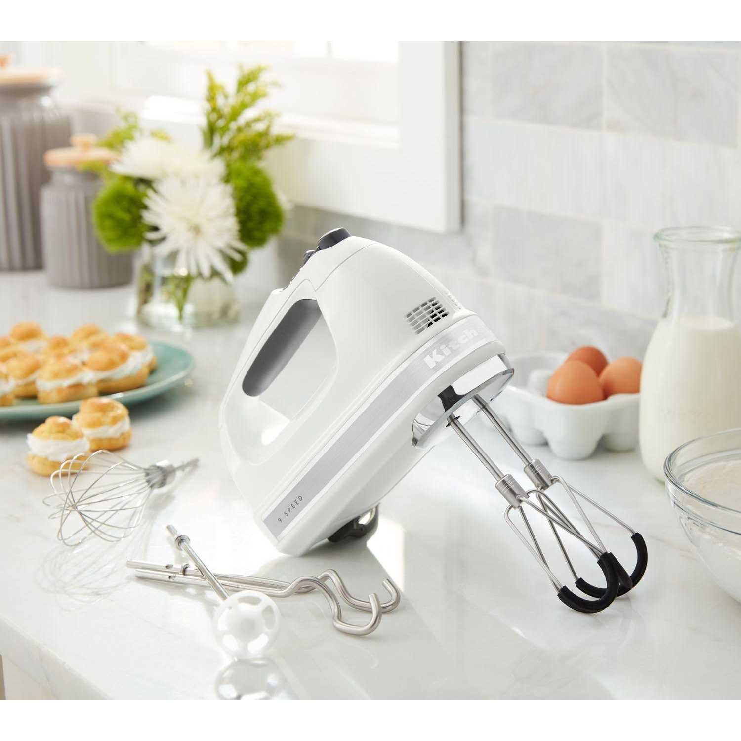 KitchenAid 9-Speed Hand Mixer with Flex Edge Beaters