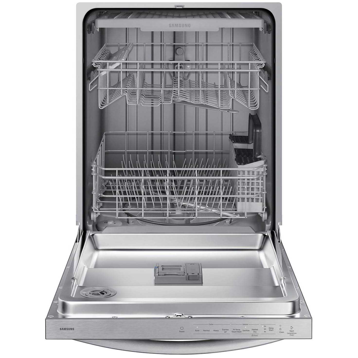 Samsung 24 Stainless Steel Top Control Built In Dishwasher DW80CG4051SR