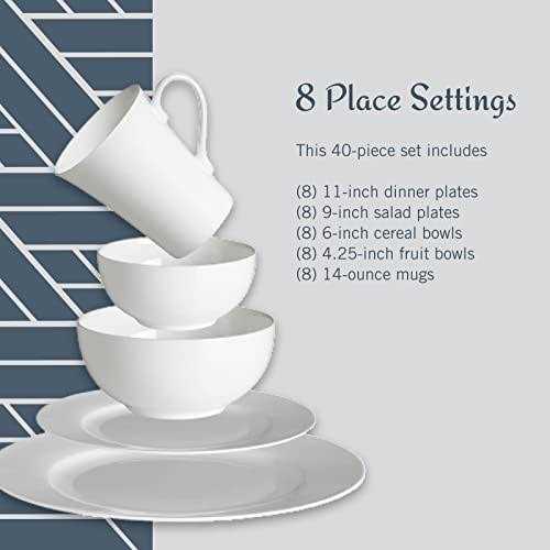 Mikasa 5225580 Delray 40-Piece Dinnerware Set