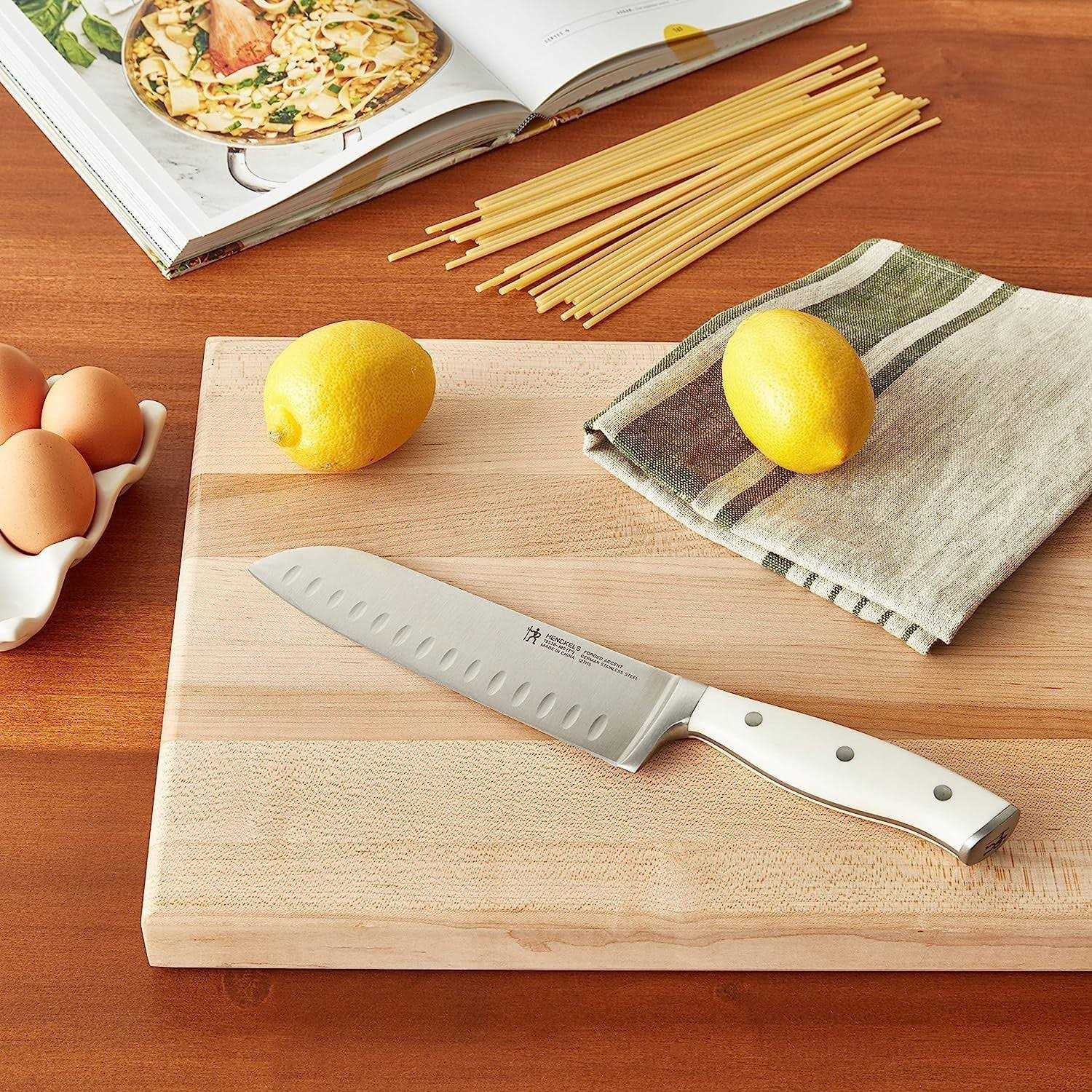 Henckels Forged Accent Hollow Edge Santoku Knife