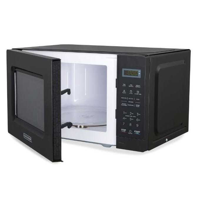 0.7 Cu. Ft. Countertop 700W Black Microwave