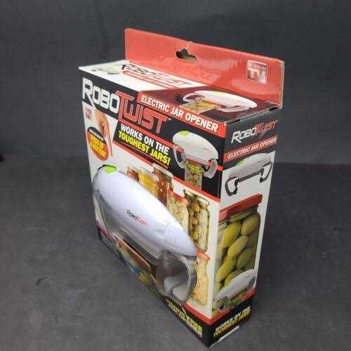 Robotwist Jar Opener Automatic Jar Opener Deluxe Model with Improved Torque