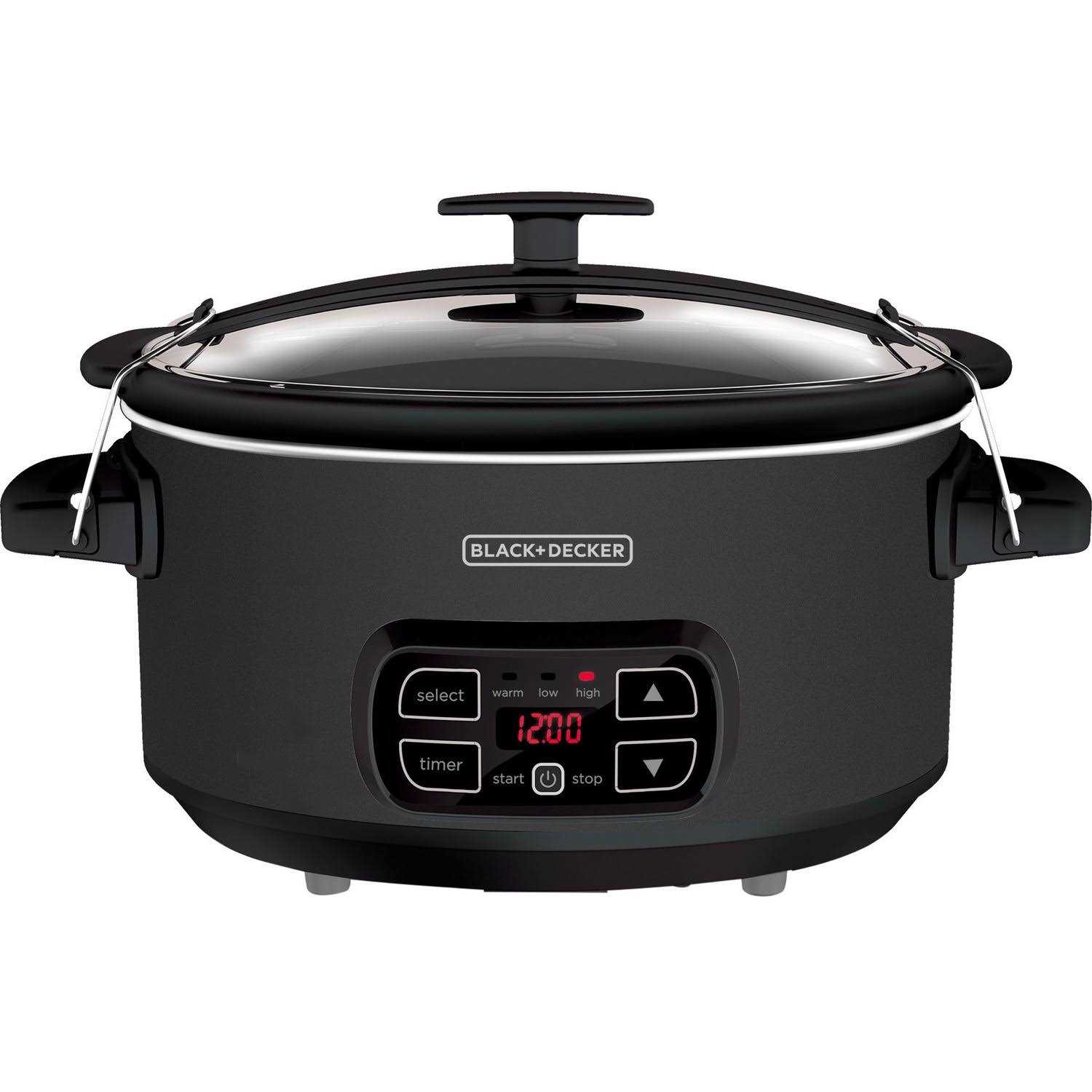 Black+decker Scd4007 7-Quart Digital Slow Cooker with Chalkboard Surface