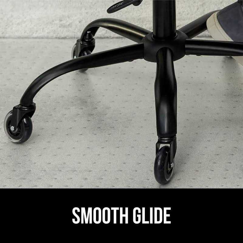 Gorilla Grip Office Chair Mat for Carpet Floor Slip Resistant Heavy Duty Under Desk Protector Carpeted Floors
