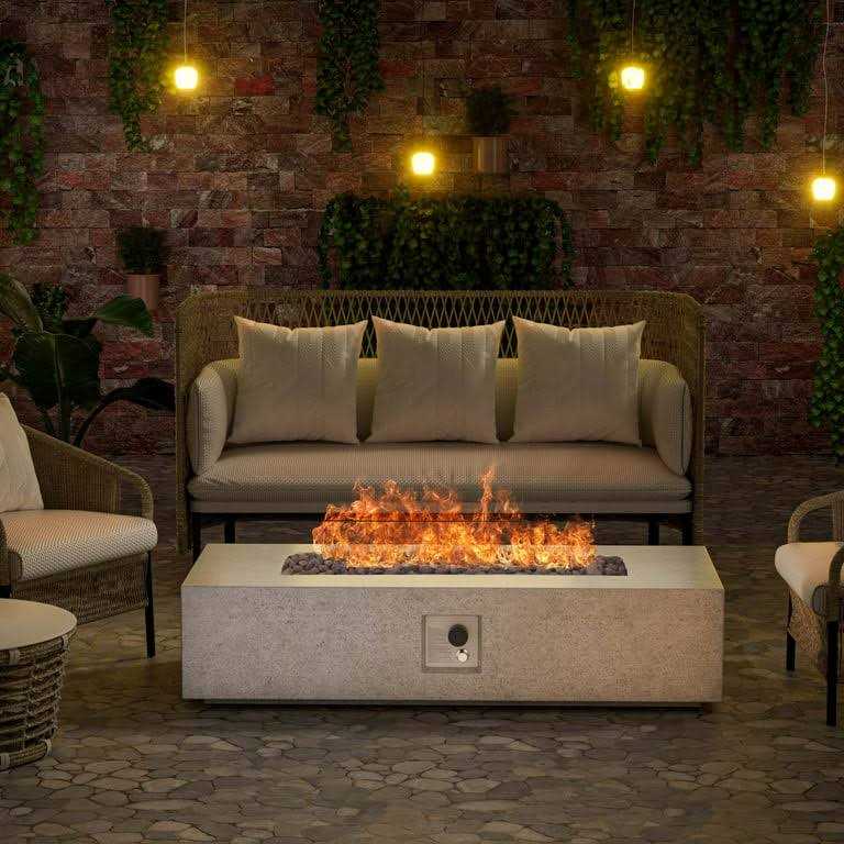ESSENTIAL LOUNGER Essential 28 inch BTU Propane Fire Table