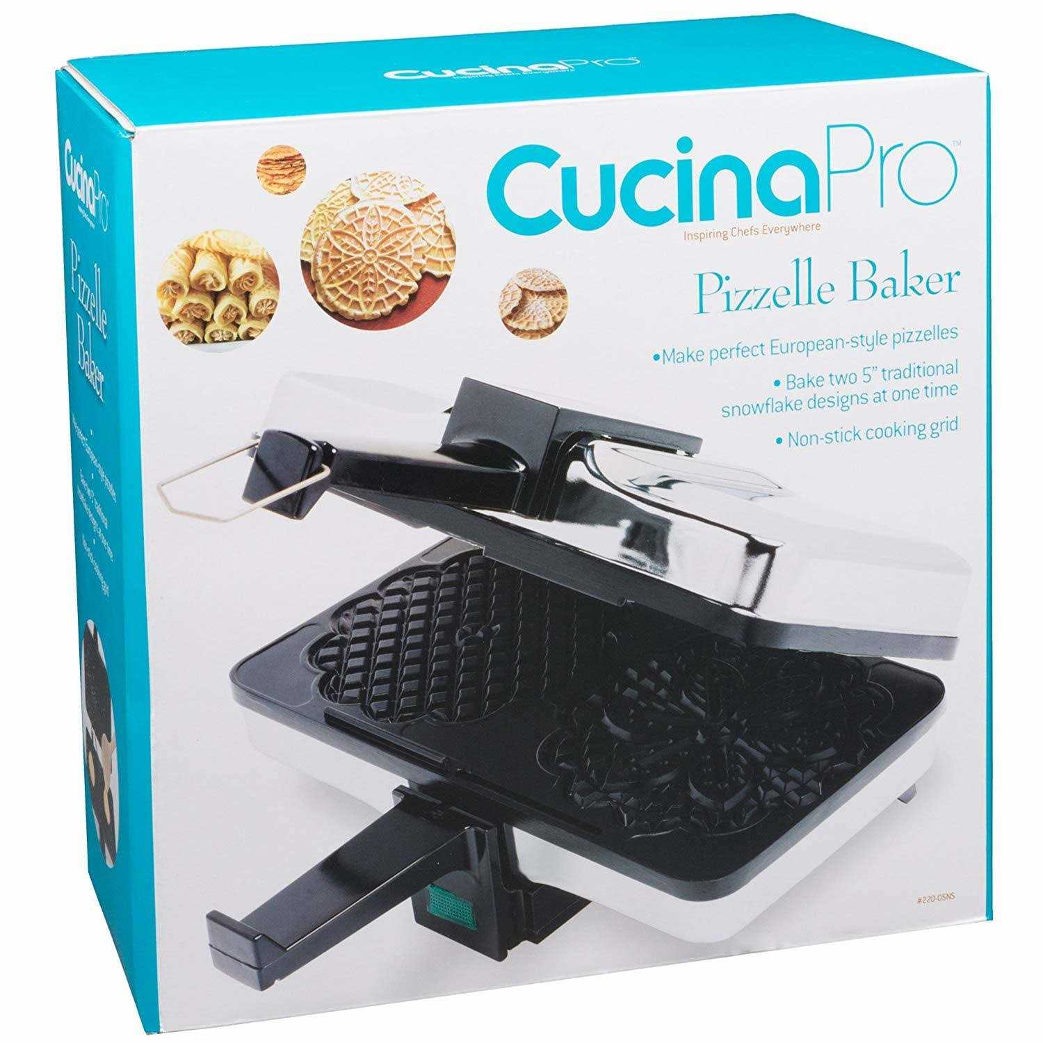 CucinaPro Non-Stick Pizzelle Baker