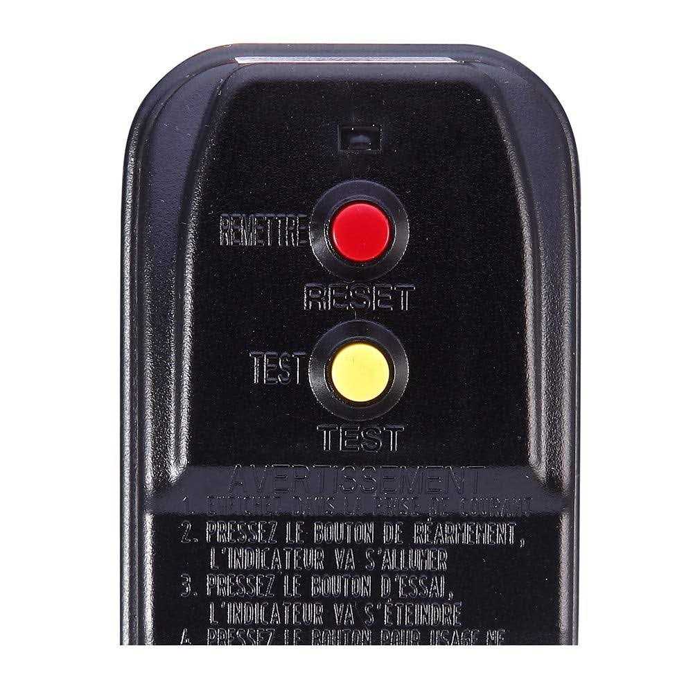 WELLONG Gfci Replacement Plug for Pressure Washer Pool Pump 15Amp 3 Prong Circuit Breaker Outdoor Waterproof Auto-reset 120v