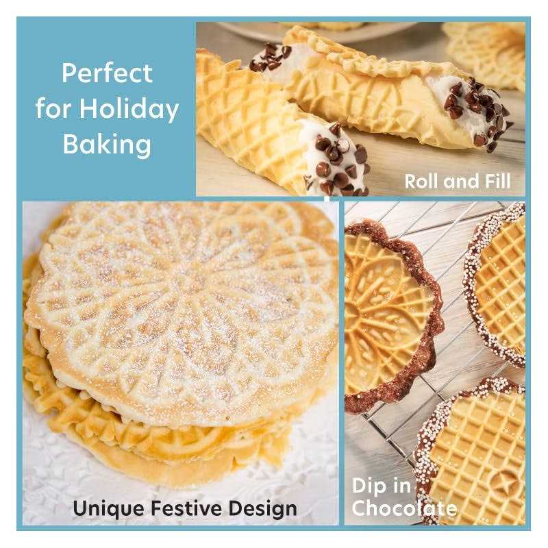 CucinaPro Non-Stick Pizzelle Baker