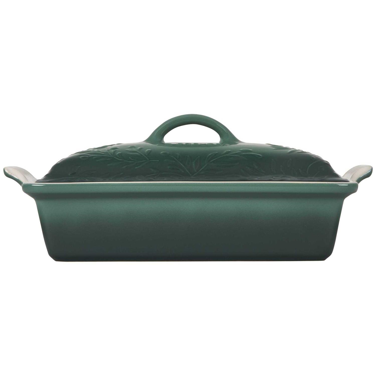 Le Creuset Olive Branch Heritage Rectangular Casserole