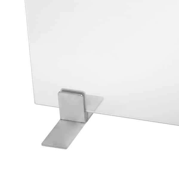 Barton Single-Panel Tempered Glass Fireplace Screen