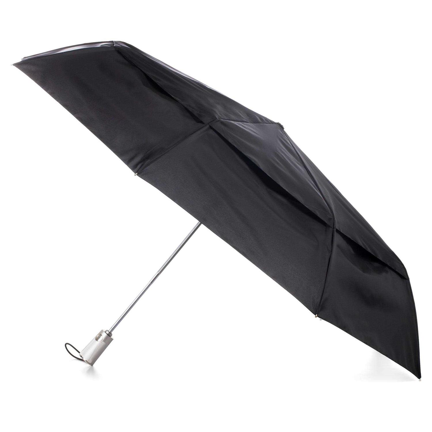 Totes Auto Open & Close Vented Folding Umbrella