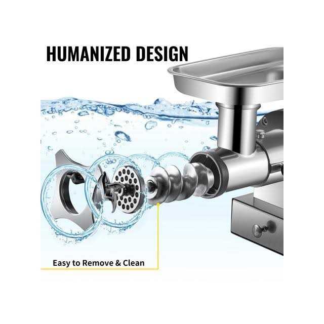 VEVOR Electric Meat Grinder Meat Grinder Machine Electric Meat Mincer with 2 Grinding Plates