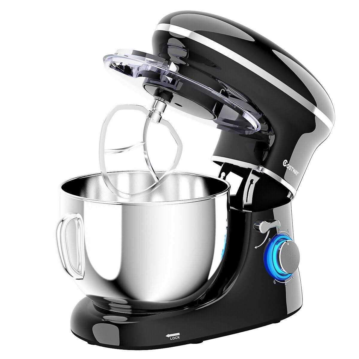 Costway Food Stand Mixer 6 Speed 660W Tilt-Head