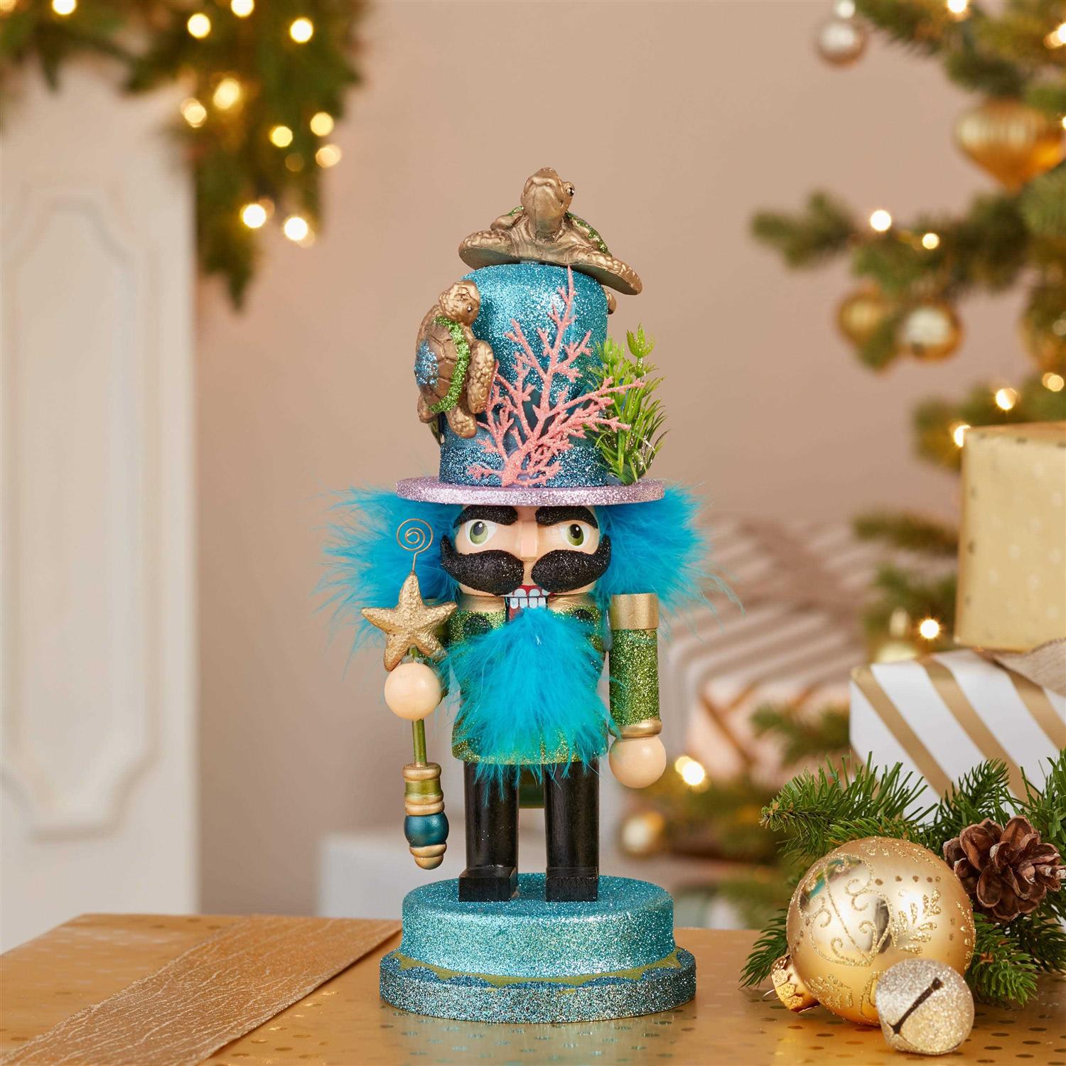 Hollywood Nutcracker with Sea Turtle Hat Kurt Adler