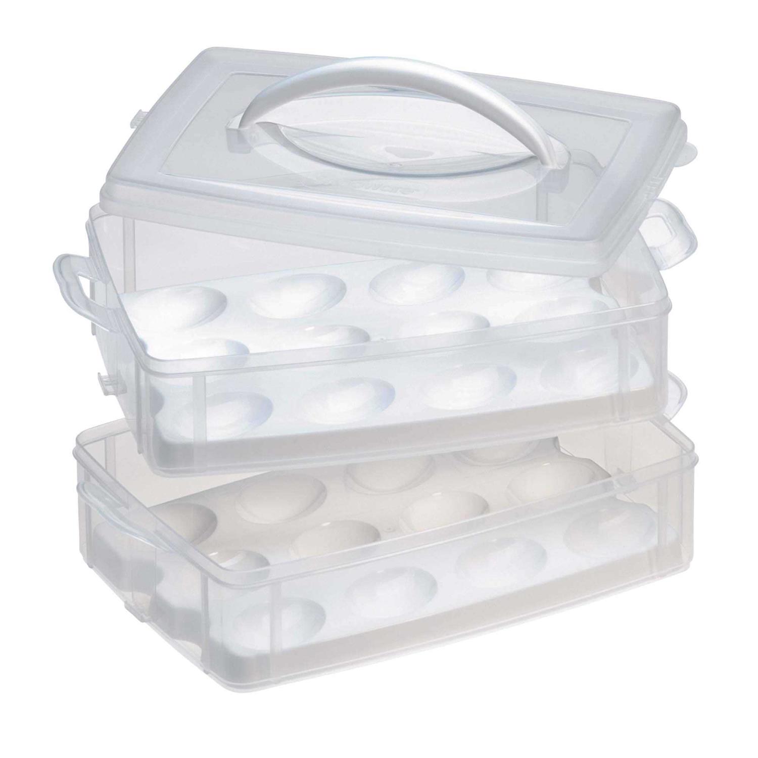 Snapware Snap N Stack Food & Egg Carrier