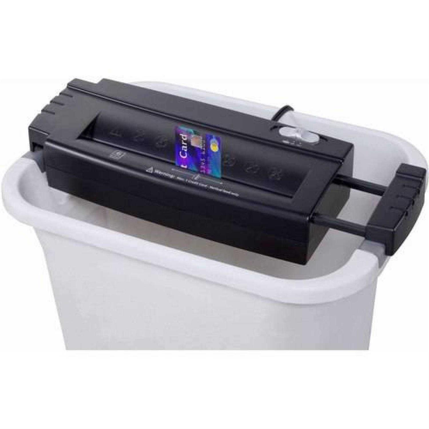 Aurora AS680S 6-Sheet Strip-Cut Paper/Credit Card Shredder without Wastebasket