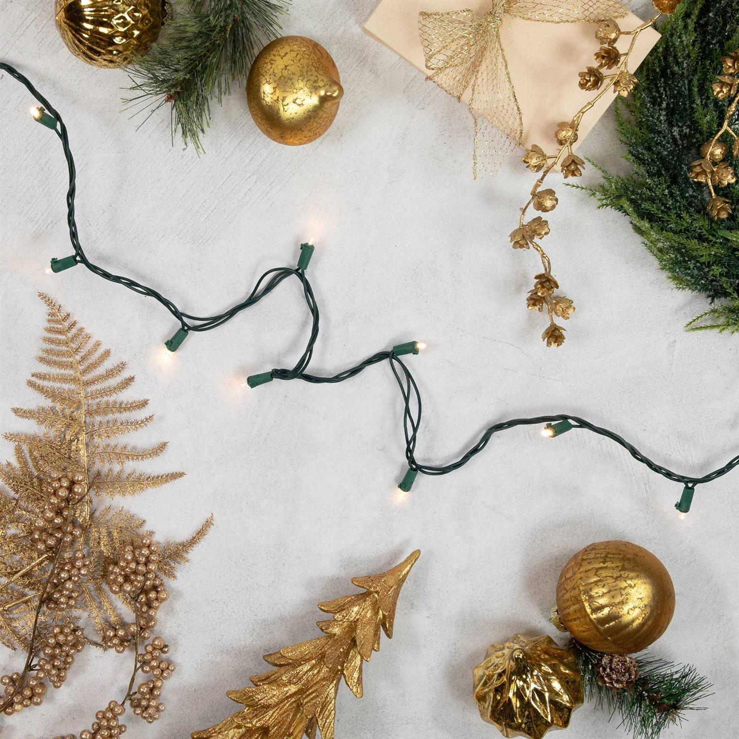 Northlight LED Warm White Wide Angle Christmas Lights