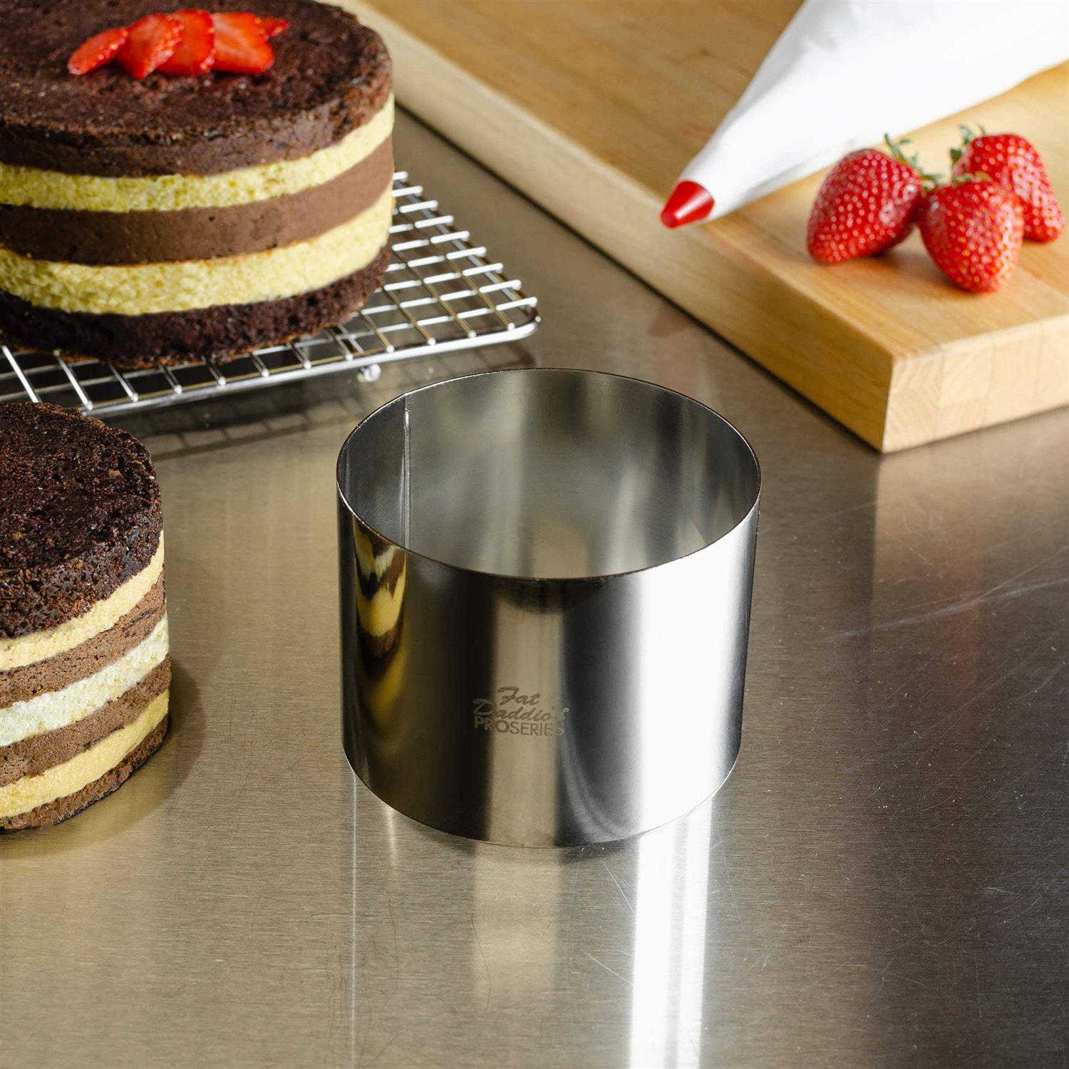 Fat Daddio’s Stainless Steel Round Cake Pastry Ring