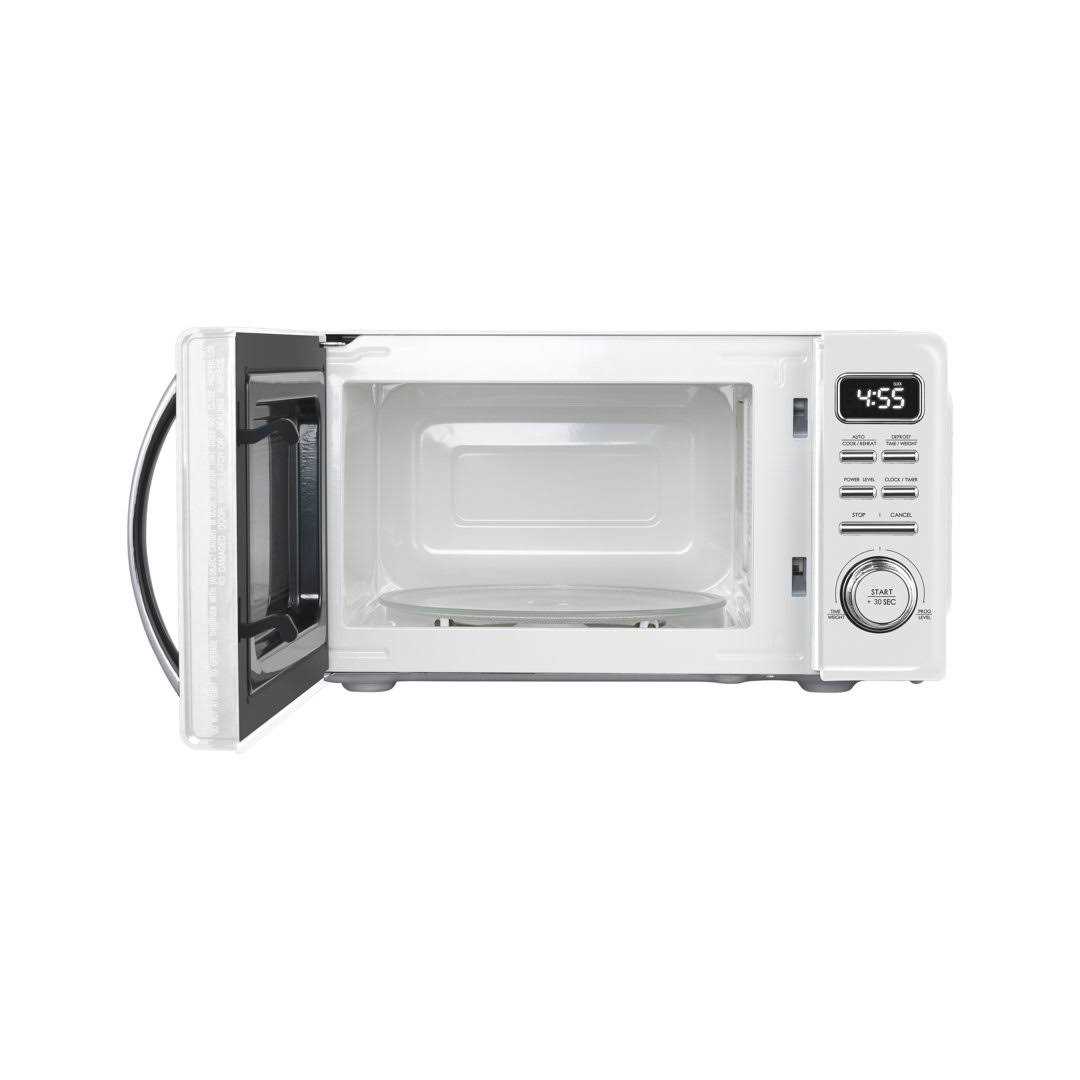 Galanz Retro Countertop Microwave Oven with Auto Cook & Reheat