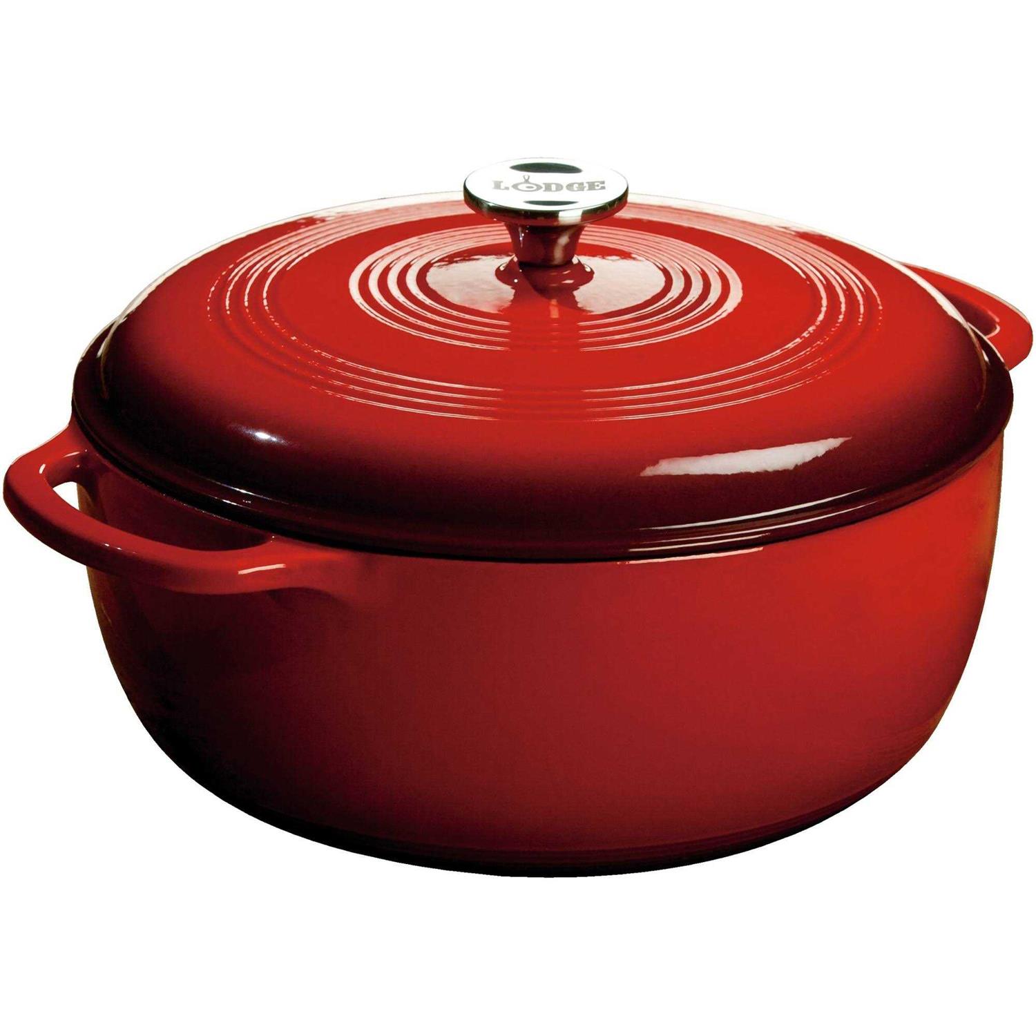 Lodge Enamel Cast Iron Dutch Oven