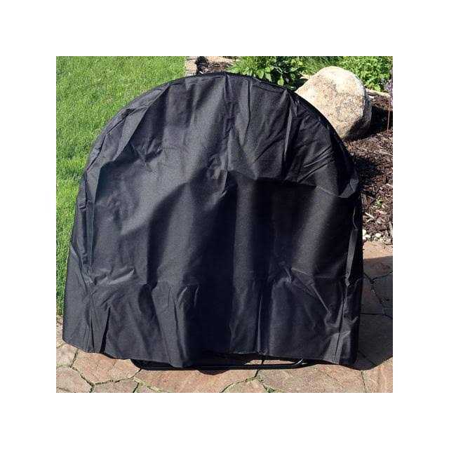Sunnydaze Firewood Log Hoop Rack with Cover