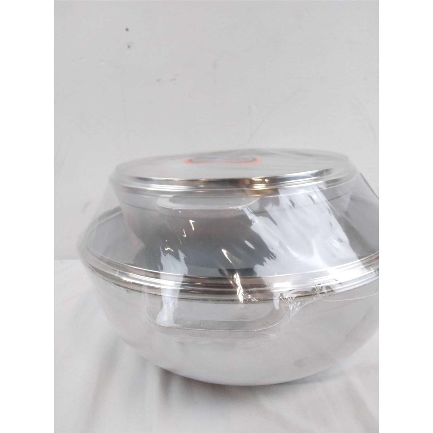 IMUSA 2 Piece Cast Aluminum Caldero Set with Glass Lid