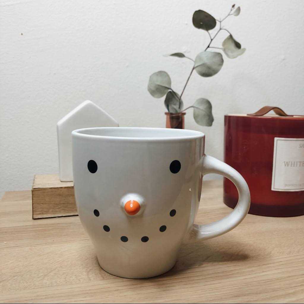 24 Large Stoneware Snowman Mugs, 20-oz | Shop For Christmas at Dollar Tree