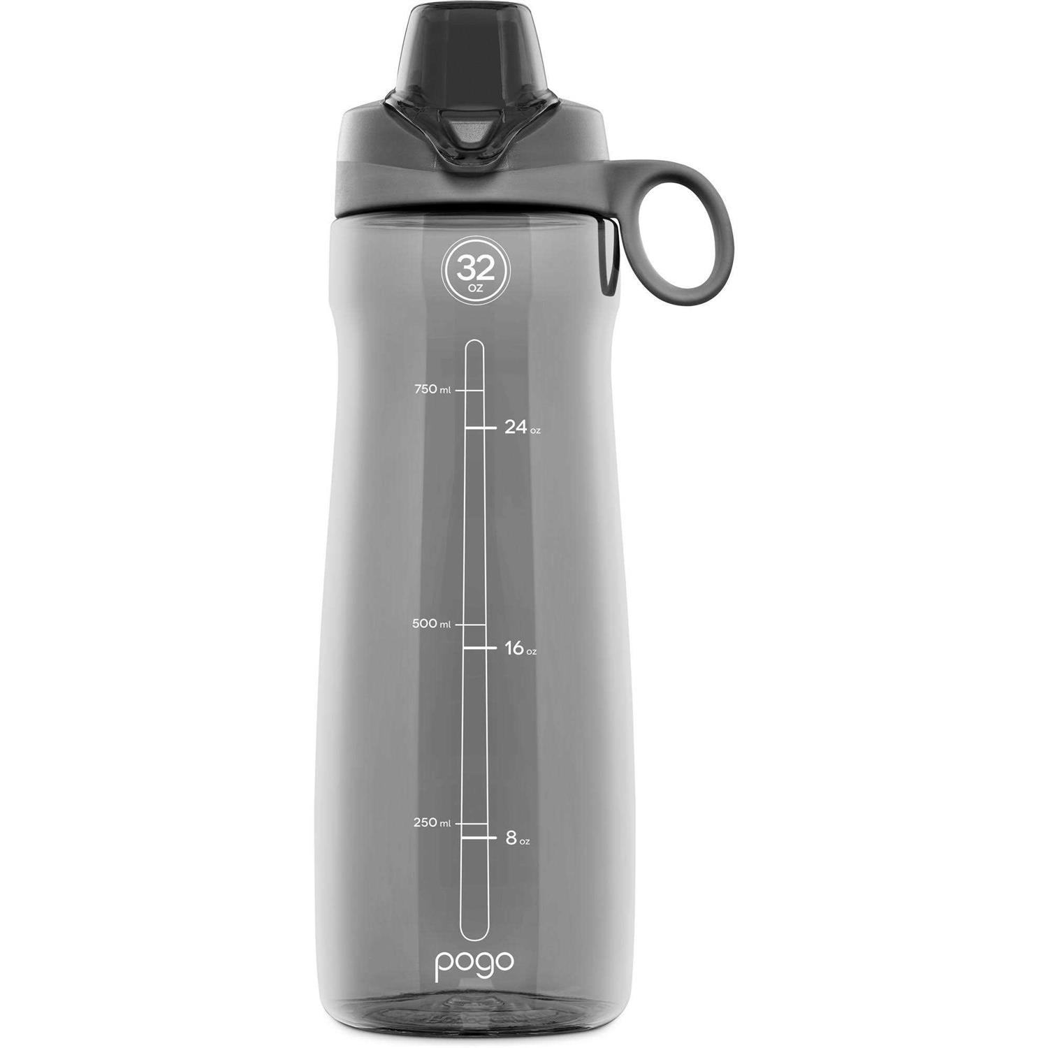 Pogo BPA-Free Plastic Water Bottle with Chug Lid