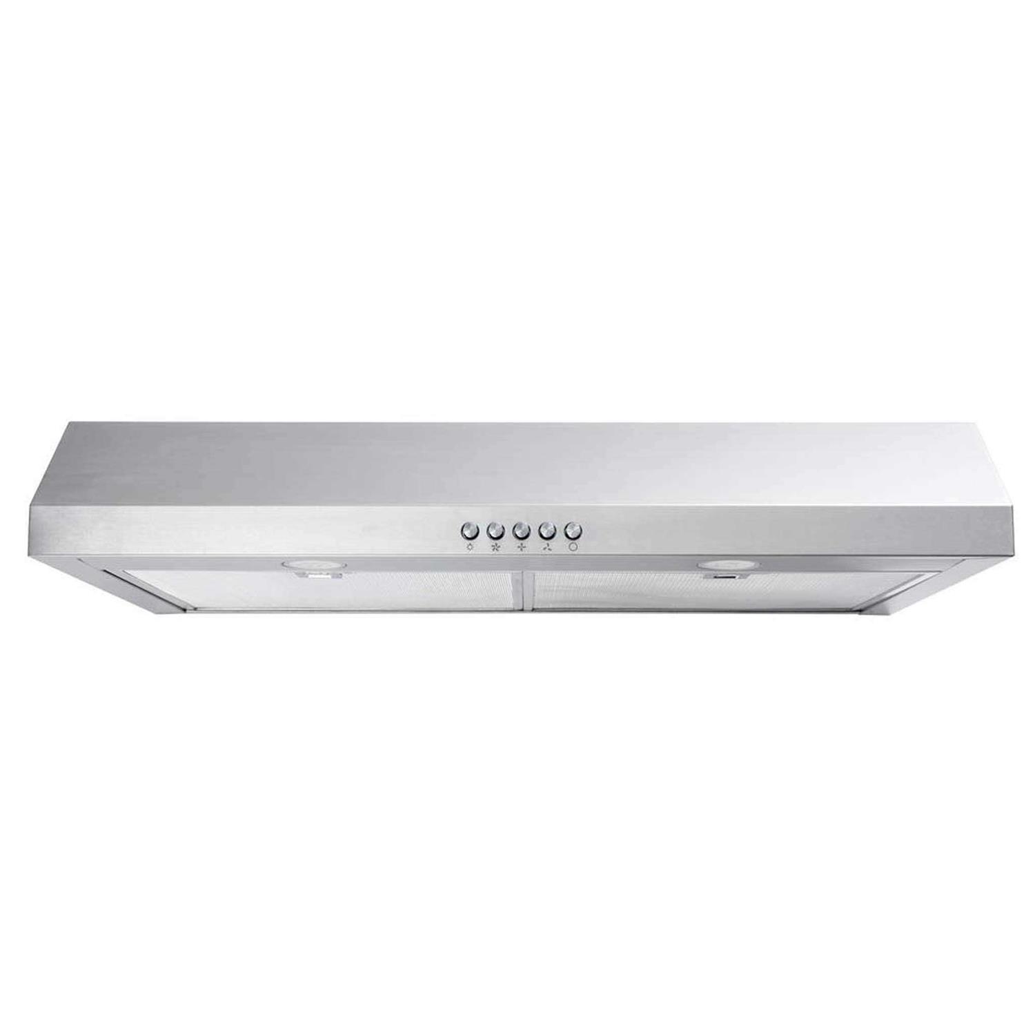 refurbished Open Box Like Vissani Qr254S 30 in Convertible Under Cabinet Range Hood with Charcoal Filter