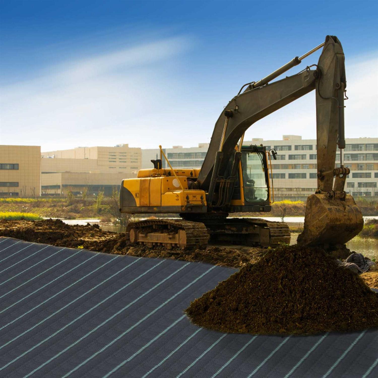 VEVOR Commercial Grade Driveway Fabric Weed Barrier Landscape Fabric for Walking Path