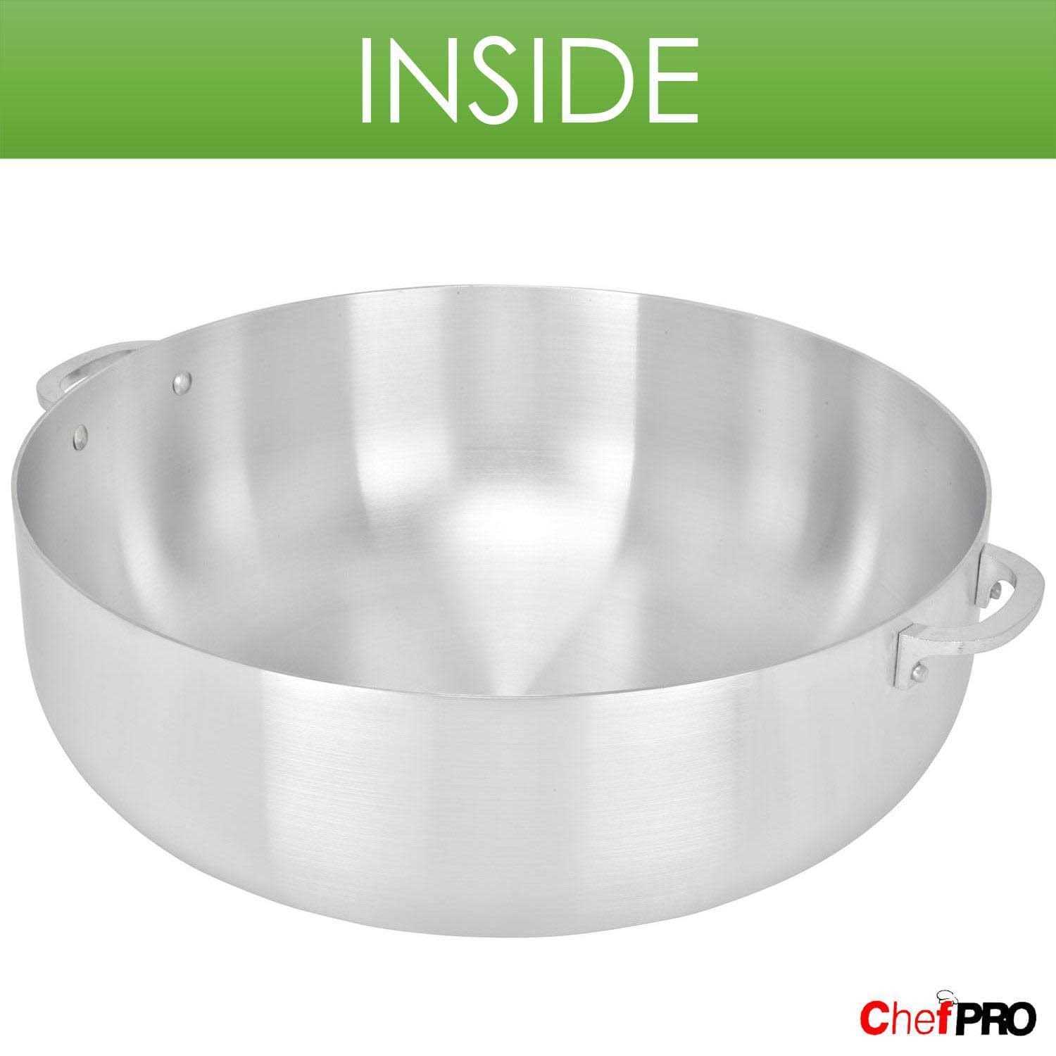 Chef Pro Commercial Grade Aluminum Caldero Stock Pot