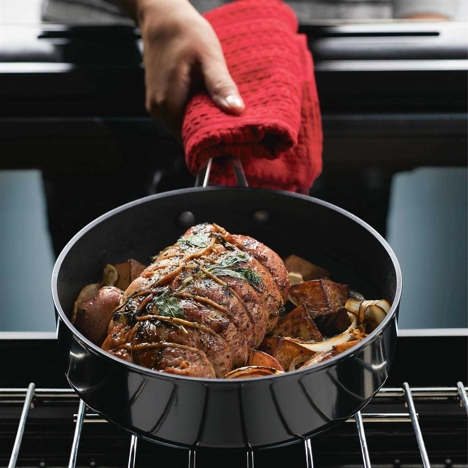 KitchenAid Hard Anodized Nonstick Sauté Pan with Lid