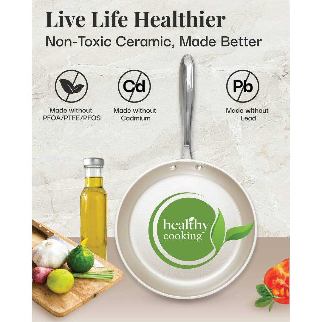 Gotham Steel Natural Collection 12-Piece Cookware Set