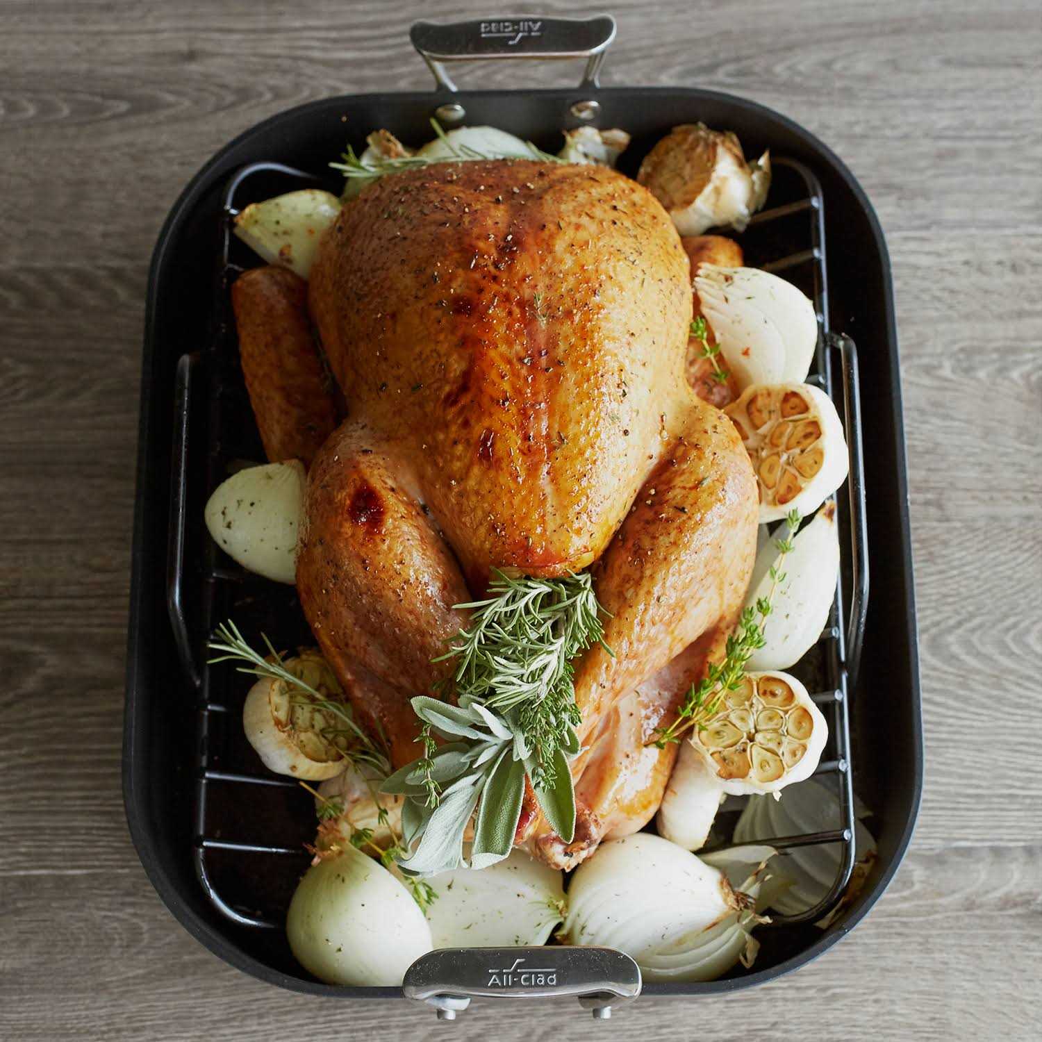 All-Clad HA1 Hard Anodized Nonstick Roaster & Rack