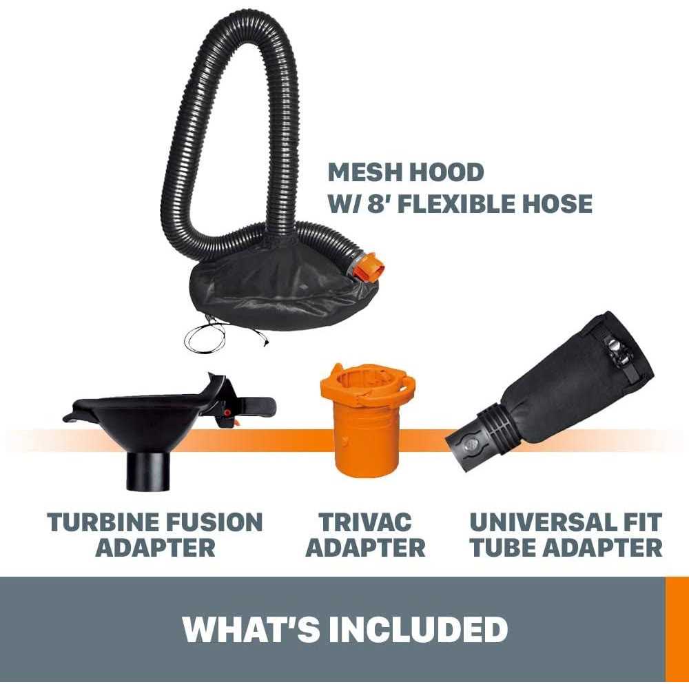 Worx LeafPro Universal Leaf Collection System for All Major Blower/Vac Brands WA4058