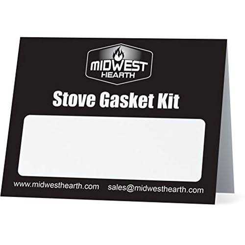 Midwest Hearth Wood Stove Replacement Gasket Kit for Woodburning Stoves