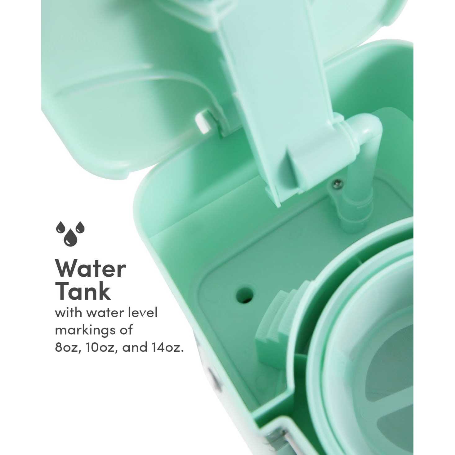 Elite Gourmet Personal Coffee Maker with Stainless Steel Mug