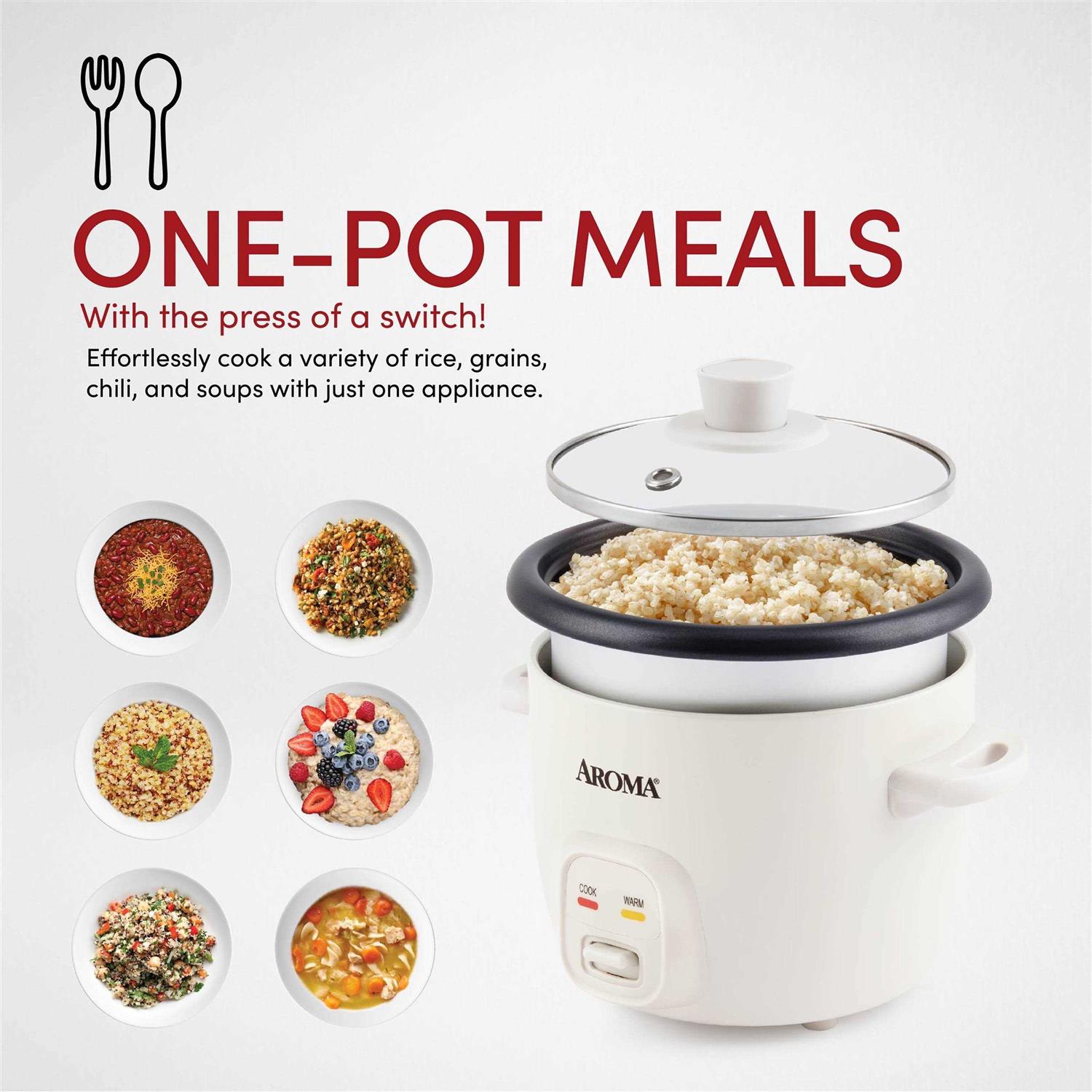 Aroma 4-Cups / 1Qt. Rice & Grain Cooker