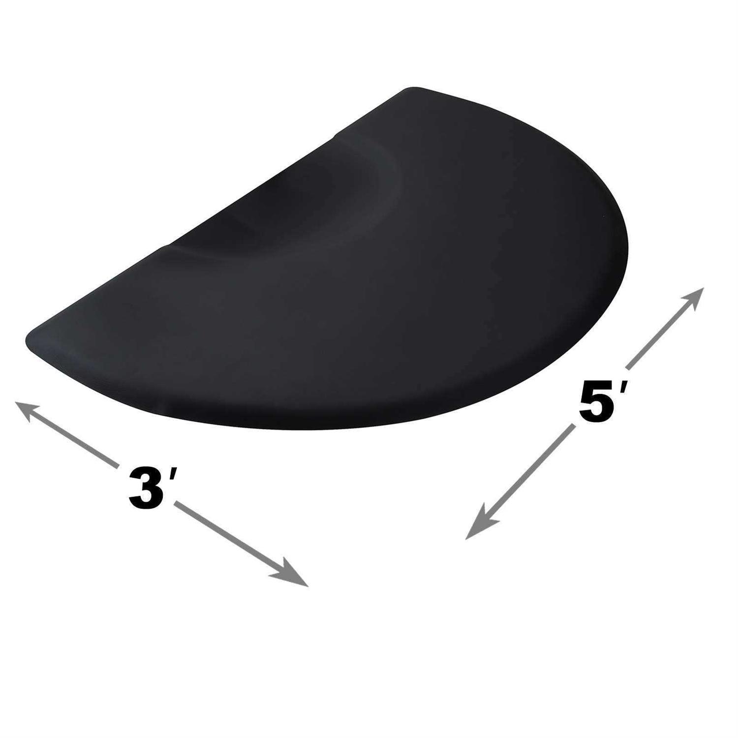 Saloniture 3 ft x 5 ft Salon & Barber Shop Chair Anti-Fatigue Floor Mat