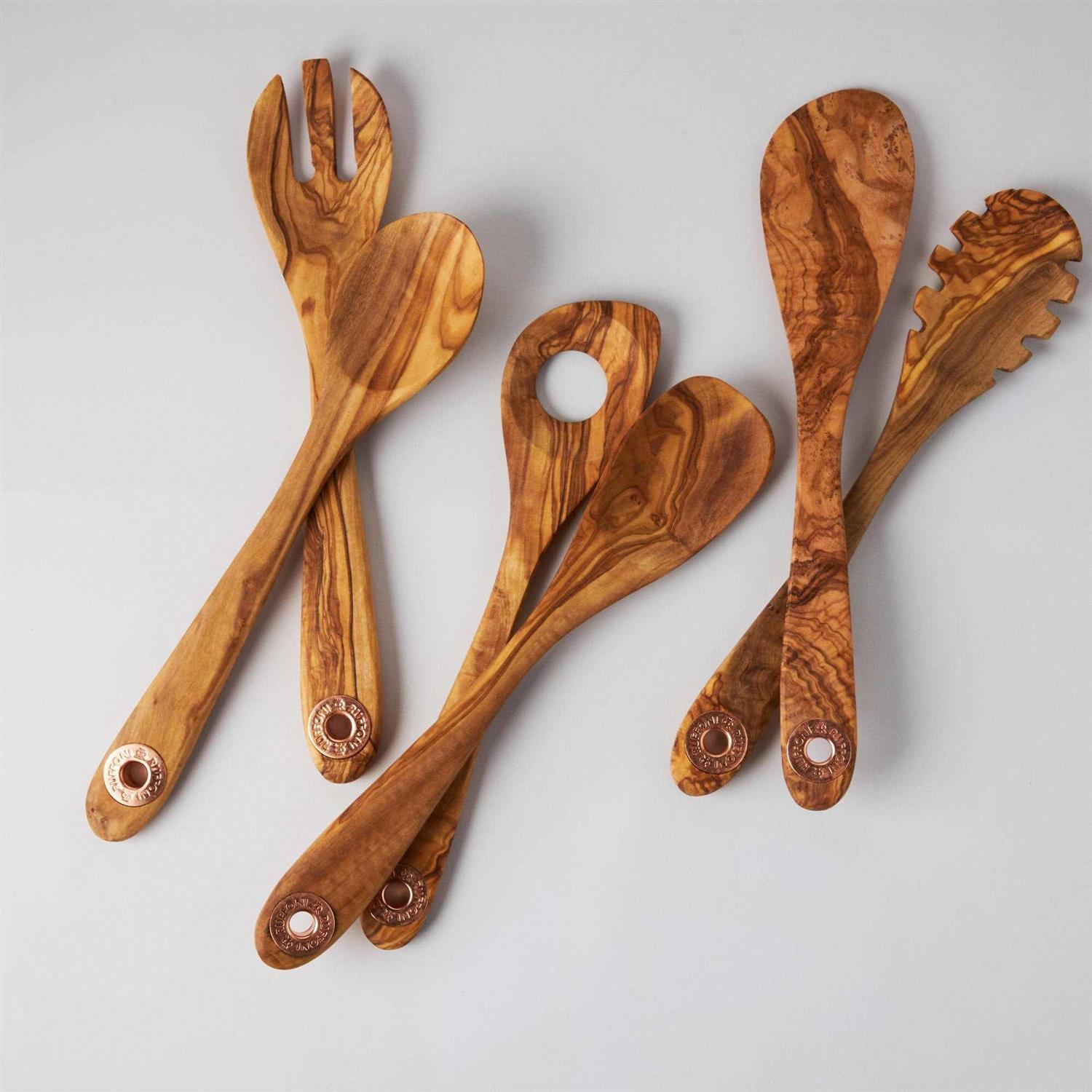 Ruffoni Set of 6 Olivewood Tool