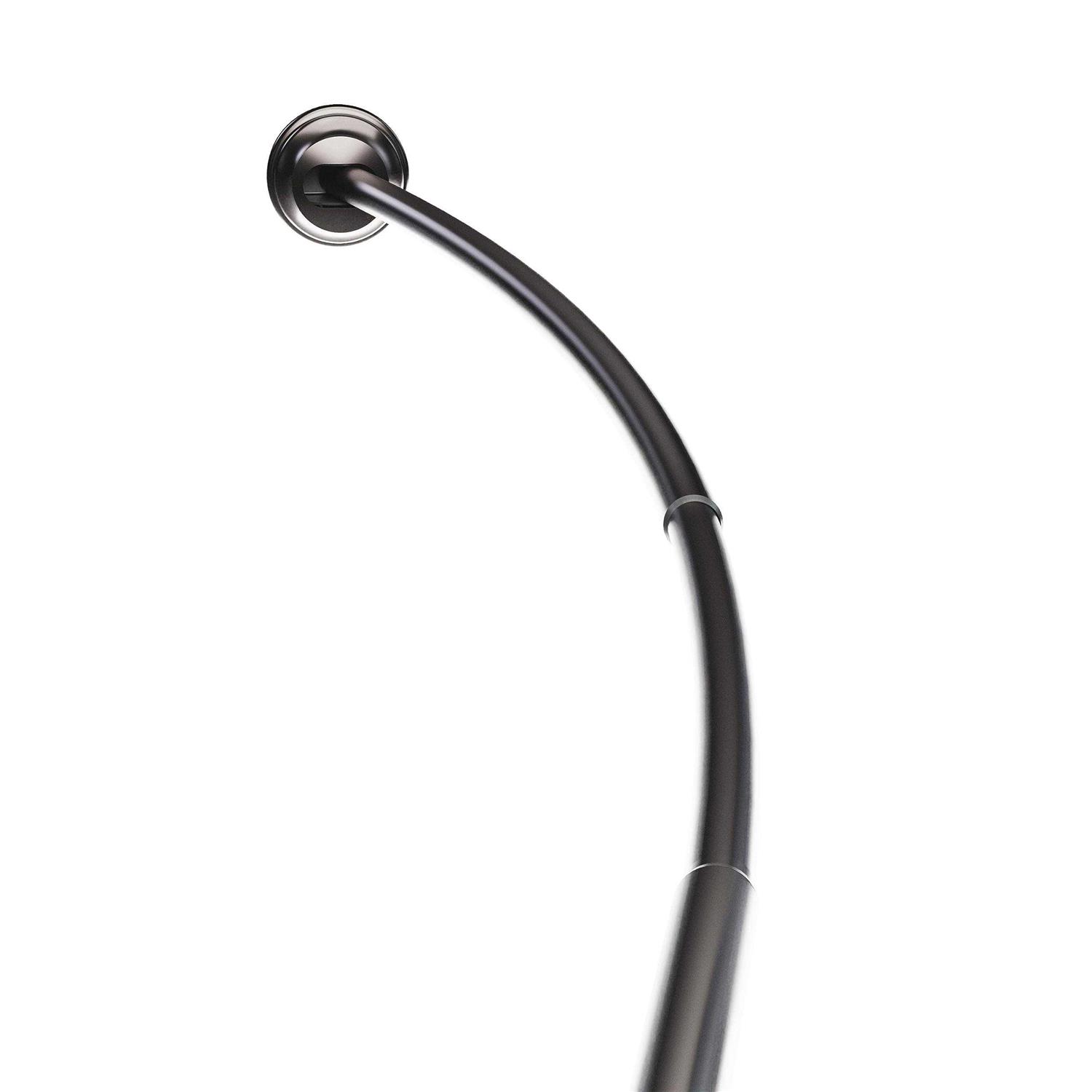 Zenith 35633hbp Aluminum Tension Curved Shower Rod