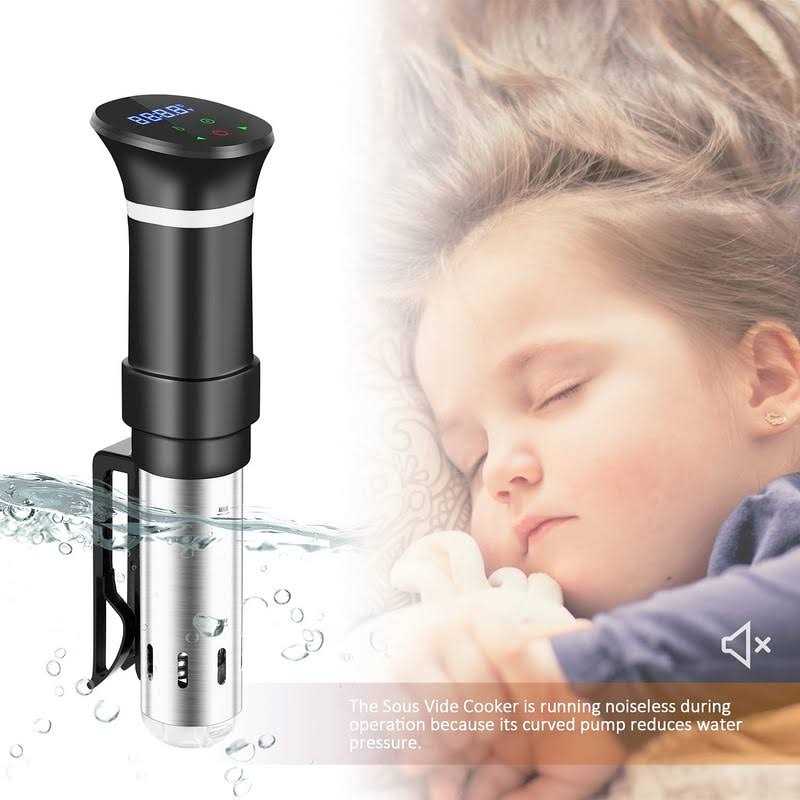 Vpcok Direct Sous Vide Machines, Immersion Circulators, Precision Cooker, with Recipe,Temperature and Time Digital Display Control