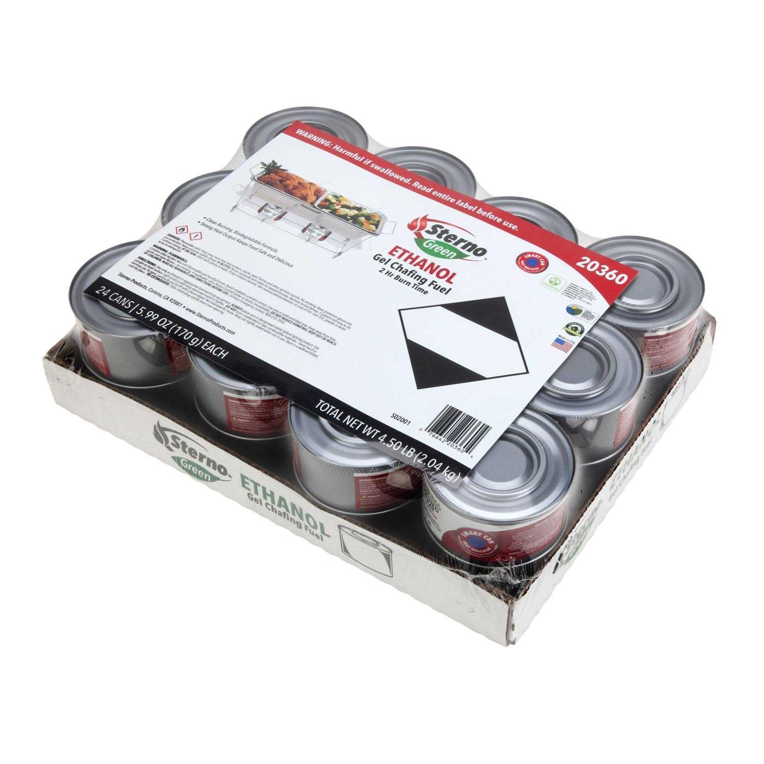 Sterno 2-Hour Ethanol Gel Canned Chafing Fuel