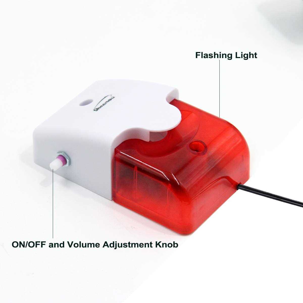 High / Low Water Level Sensor Detector Alarm 120 dB Red Strobe Siren