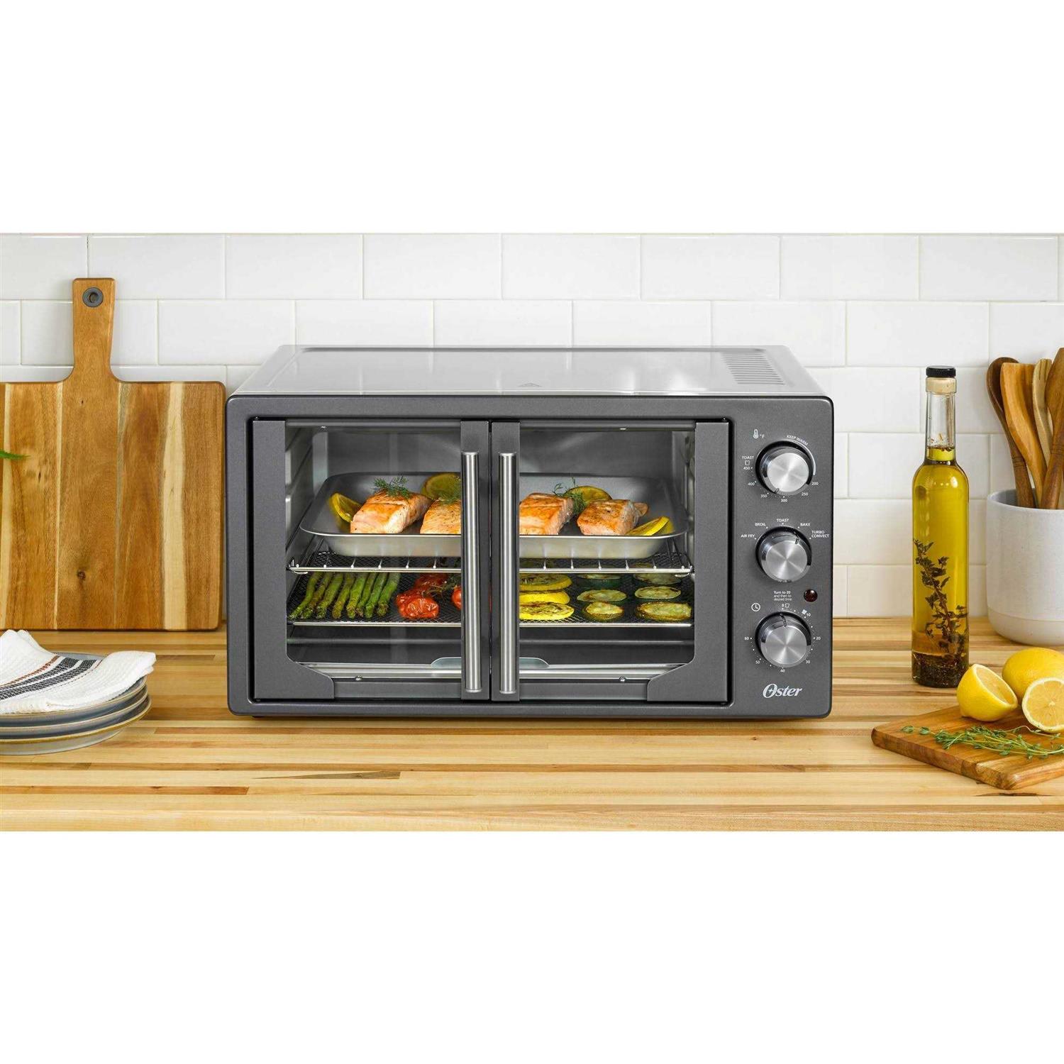 Oster Extra-Large French Door Air Fry Countertop Toaster Oven
