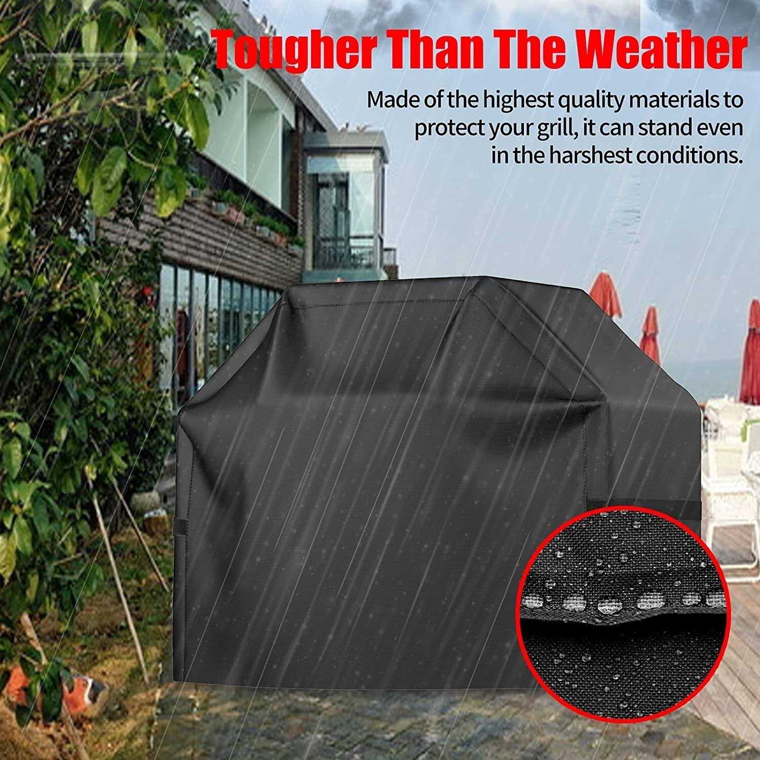 VIBOOS Grill Cover Bbq Grill Cover Waterproof Weather Resistant Rip-proof Anti-uv grill-cover