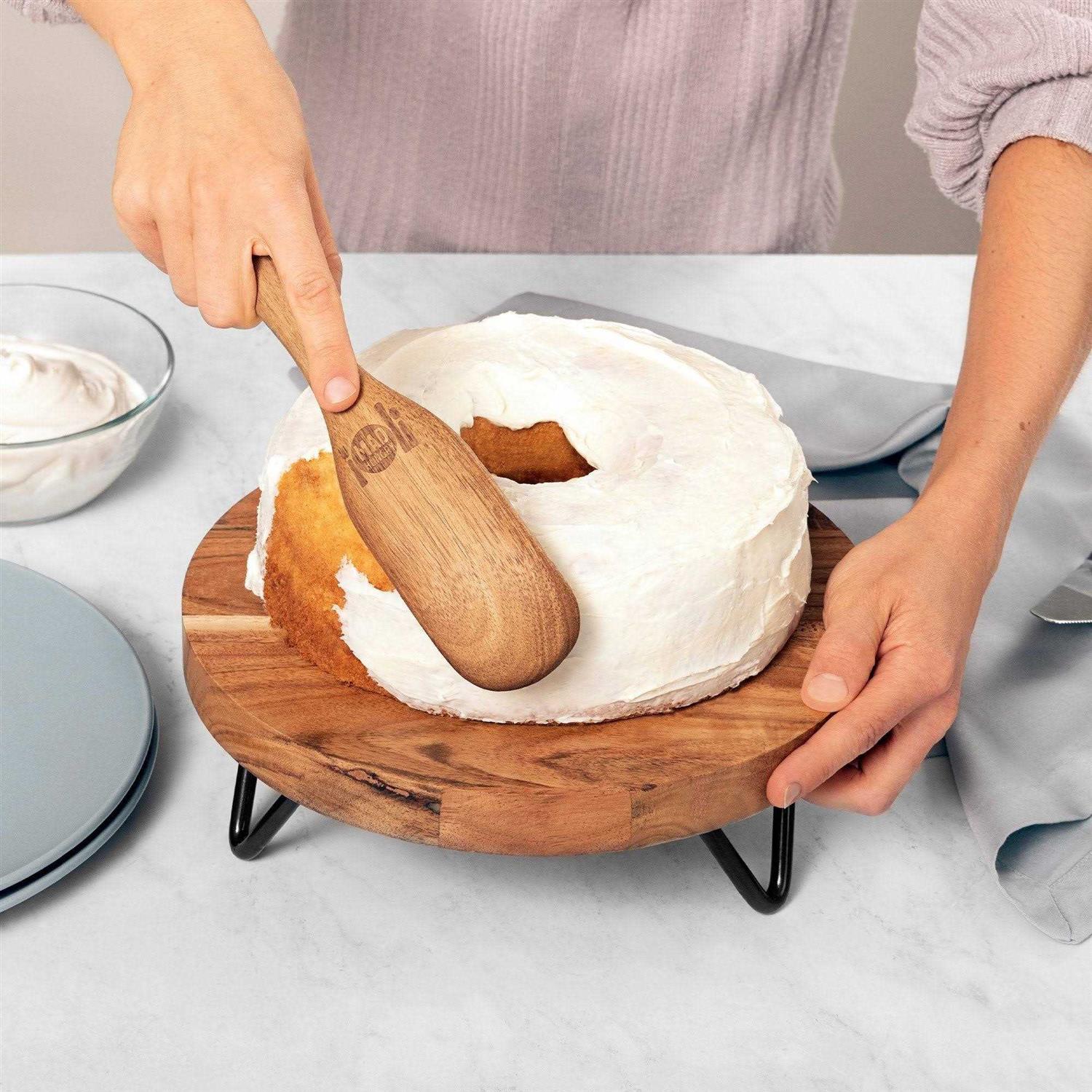 Mad Hungry As Seen on TV 4-Piece Acacia Wood Spurtle Set