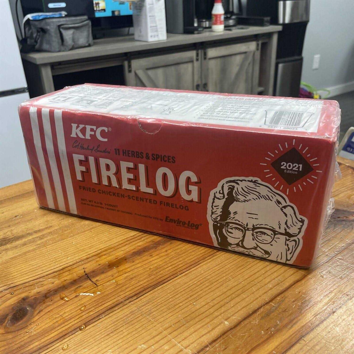 2021 KFC 11 Herbs and Spices Firelog by Enviro-Log